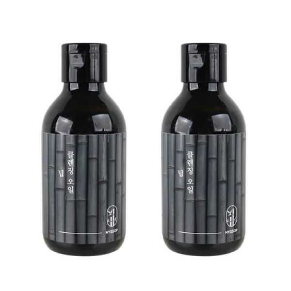 Bamboo charcoal mud ingredient pore deep cleansing oil 150ml+150ml (FZ 0X70400EA)_MC