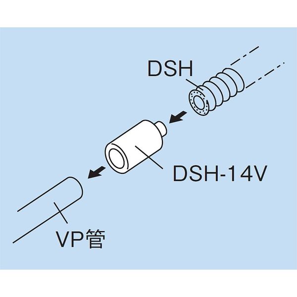 Inaba Denko VP Pipe Joint Φ14 Parts for DSH-14 DSH-14 DSH-14