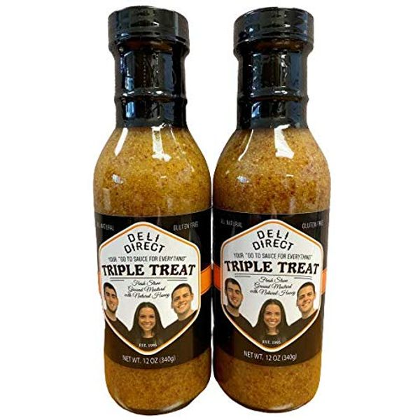 Deli Direct Triple Treat Honey Mustard 12oz. - set of 2