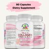 Multi Premium Collagen Supplements for Women with Vitamin C, E - 90 Capsules