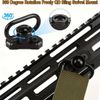 [THREE RABBITS] Sling & Mloc Sling Mount - Adjustable Extra Long 2 Point Traditional Sling for M-Lock Rail System