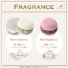 Sweets Maison OB-SMH-9-1 Macaron Fizz Bath Salts, Set of 3, Pistachio & Raspberry Series