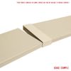 Kair Rectangular Straight Connector 234mm x 29mm Flat Pipe Joint