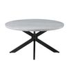 Steve Silver Keyla Engineered Wood Round Cocktail Table in Gray