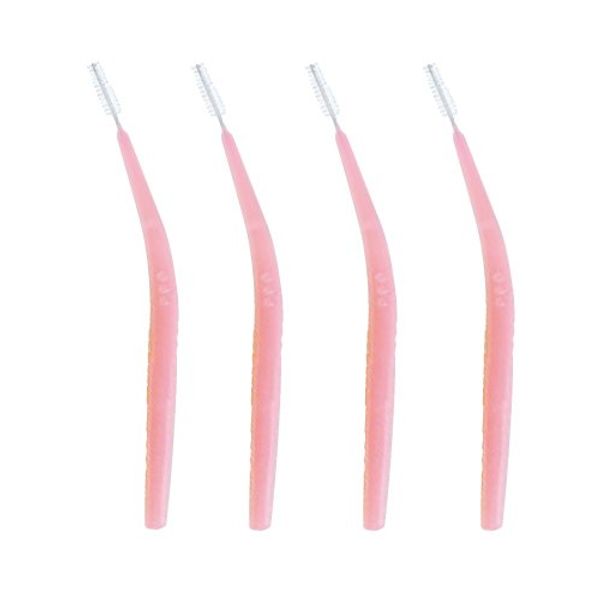 Prospec Interdental Brush Curve Aqua 4 Pack (M (Aqua Red)