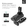 CELLONIC BG-E14 Battery Grip Compatible for - Camera Vertical Grip for Batteries - Multifunction Portrait Handle Backup Battery Holder