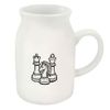 300ml 'Chess Pieces' Ceramic Milk Jug (MJ00014571)