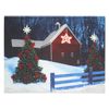 Ohio Wholesale Radiance Lighted Barn Star Canvas Wall Art