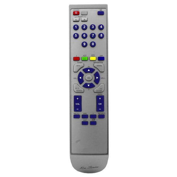 RM Series Remote Control Compatible with GENERAL SATELLITE CI7100 CI7101S FTA6900 FTA7001S