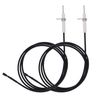 METER STAR 2Pc 38" Pulse Ignitor Wire & Ceramic Electrode Assembly Replacement,Ignition Electrode Can DIY Bending for Pulse Ignitor Spark Plug Ignition Electrode Replacement