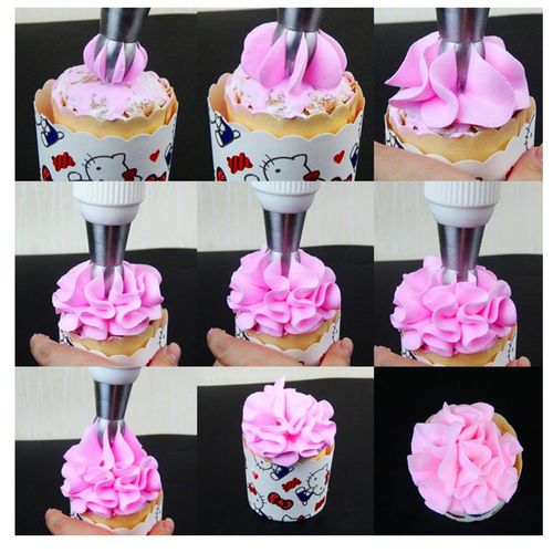 Russian Ball Piping Tips Set with Bags,3 Pcs Russian Piping Tips Flower for Cake Decorating & 20 Disposable Pastry Bags 12inch for Frosting