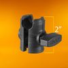 iBolt TabDock DynaMount AMPS w/ 2î Single Socket Arm Drill Base Mount for All 7î-10î Tablets for Trucks, ELDís, Wall Mounting, Sprinter Vans, etc.