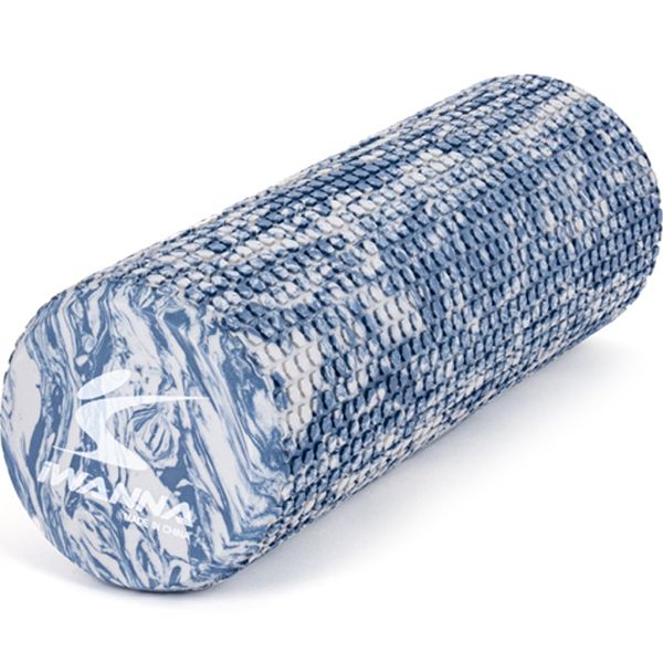 I Warner EVA Marble Foam Roller, Moonlight Blue