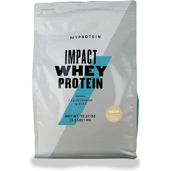 MyProtein Impact Whey Protein , Mocha Pouch, Size: 2.2lbs