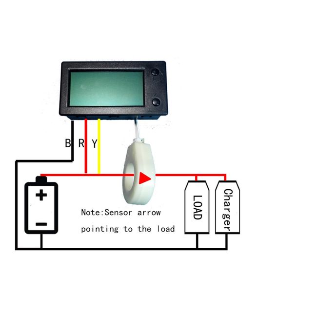 0-120V 400A DC Voltmeter Coulometer Charge-Discharge Multi Tester, Battery  Monitor with LCD Screen, Measuring