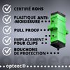 opteec® Coupler/Adapter - SC-APC/SC-APC - Female/Female - for Fiber Optic Cable - Simplex Single Mode