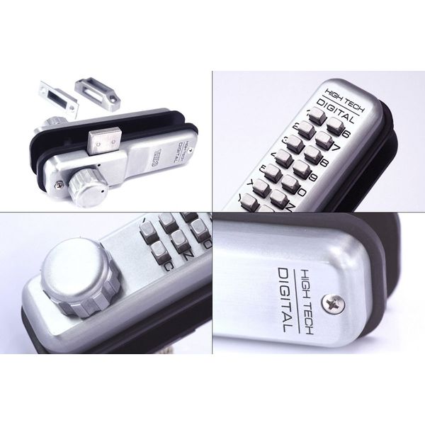 Taiko Digital Lock No.5100 Digital Surface Mounted Lock SC Long Latch/HS Thumbturn