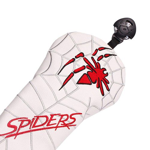 Golf Headcover Driver Cover Wood FW Cover Utility UT Cover with Conversion Doug Spiders Spider Single (Utility White)