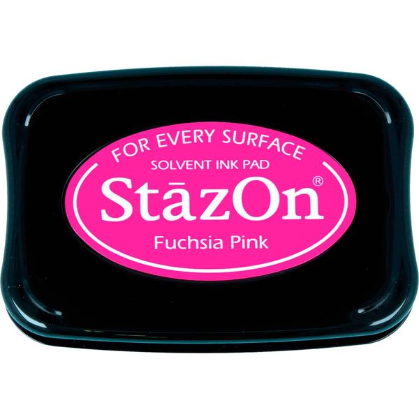 Tsukineko StazOn Stamp Pad, Fuchsia, SZ000082