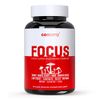 GOBIOTIX Focus Mushroom Supplement with Lions Mane, Cordyceps, Reishi, Chaga, Maitake + More - Adaptogen, Nootropic Brain Booster Pills for Memory, Clarity, Energy, Immune Support, 90 Capsules