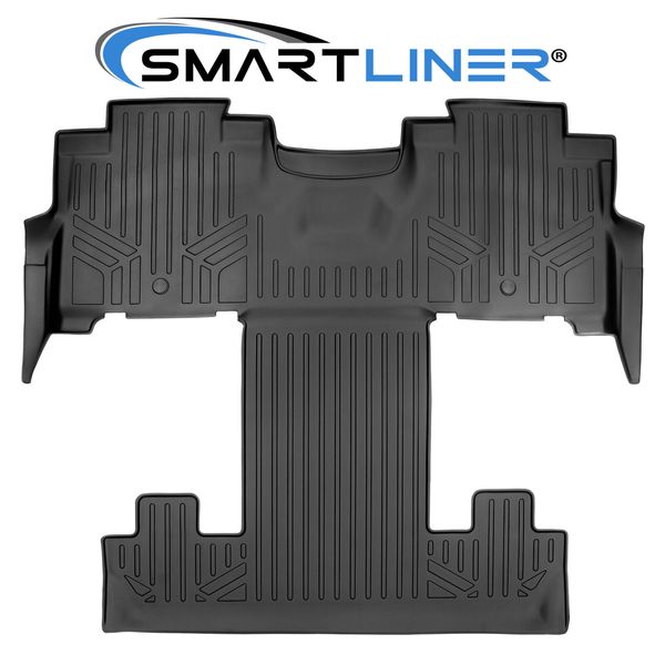 SMARTLINER Floor Mats 2nd/3rd Row Liner Black for 2018-2021 Expedition/Navigator