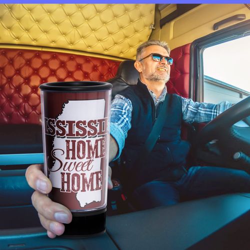 Mississippi by Spit Bud - The Ultimate Spittoon for Chew - Portable Dip & Snuff Cup with Lid, Pop Tab, Spill-Proof Funnel, Can Cutter & Holder - Fit in Cup Holders - Holds 8oz - Made in USA