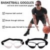 spintenis Basketball Dribble Training Goggles, Adjustable Elastic Frame, 2-Pack, Black and White