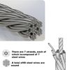 Pair of Cables Fits Wayne Dalton TorqueMaster Cables -120"
