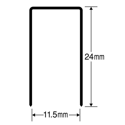 Max Stapler Needle Copy Paper Binding Lens up to 240 Sheets 1224fa – H