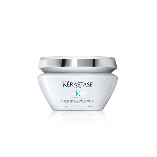 KERASTASE Symbiose Hydrating Hair Mask, Revitalisant Essentiel | Deeply Hydrates and Strengthens Dry Hair | For Dry and Dandruff-Prone Hair and Scalp | 6.8 Fl Oz