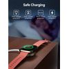 NEWDERY 2Pcs USB Charging Cable Dock Stand for Sense 2/Sense/Versa 4/Versa 3