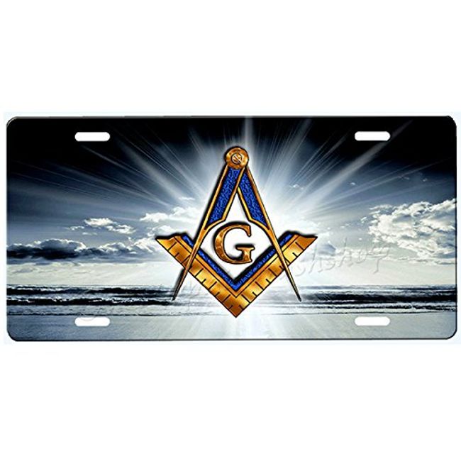 Masonic License Plate