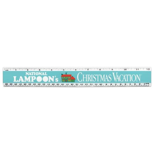 Christmas Vacation Griswold House Logo 12 Inch Standard and Metric Plastic Ruler