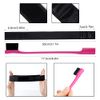 SAVITA 2pcs Elastic Bands for Wigs Edges, Black Elastic Band for Wigs Elastic Band for Lace Wig Elastic Wig Strap Lace Wig Grip Band with 2pcs Wig Edge Brush