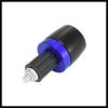Hihaha 2pcs 18mm Handlebar End Caps Plug Bar End for Motorcycle Blue Durable Material