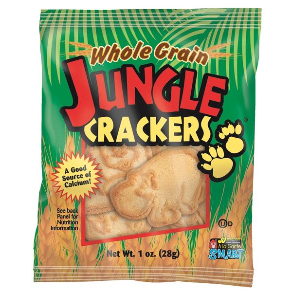 Readi-Bake BeneFIT 200ct Whole Grain Jungle Animal Cracker Snacks, 1 Ounce (Pack of 200)