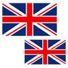 Giant 8ft x 5ft + 5ft x 3ft Union Jack Britain Summer Olympics Flags Set