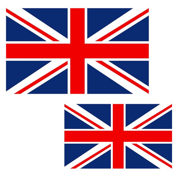 Giant 8ft x 5ft + 5ft x 3ft Union Jack Britain Summer Olympics Flags Set