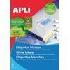 APLI 1213 Permanent Labels 97.0 x 42.4 mm - 25 Sheets