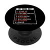 Funny Gaming my ideal day PopSockets Adhesive PopGrip