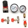 MASUNN 125PSI Air Compressor Pressure Valve Switch Control Manifold Regulator Gauges
