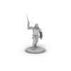 Human Male PAladin Charging Tabletop DND Gaming Miniature