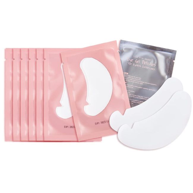 Lunamoon Augenpads für Wimpernverlängerung Wimpernpads V-wimpern augenpads Wimpernlifting Wimpern Färben Wimpern Augen Patches Wimpernverlängerung Pad 50 Paare (V-pads)