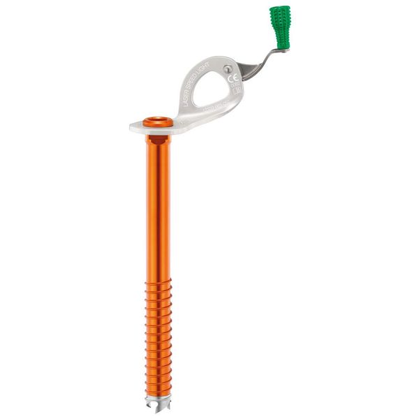 Petzl, Laser Speed Light, Ultralight Ice Screw With Integrated Handle, Green, 21 Cm, Unisex-Adult