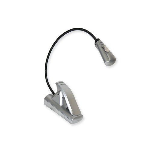 Carson FlexNeck Ultra Bright, Fully Adjustable LED Reading Lights for Books, Magazines, E-Readers, Tablets, Kindles, Nooks, Crafts and Hobbies - Set of 3 (FL-55MU), Gray