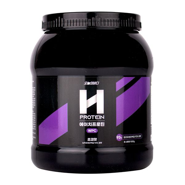 Today's Body H Protein WPC Protein Supplement Protein 93% Chocolate Flavor, 1000g x 1ea, 1000g, 1ea