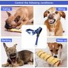 Adjustable Dog Muzzle, Dog Head Collar Prevent Biting Barking, Durable Pet Muzzle Chew-Resistant, for Walking, Training, Grooming,(M)
