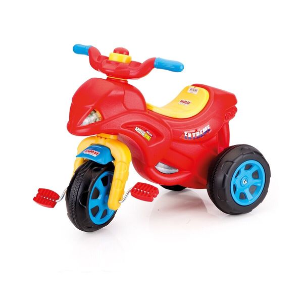 Dolu Kids Bike Moto In Polybag Assembled Fun Toy Ride On Bike Red Yellow Push