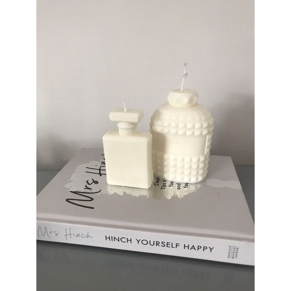 Designer Perfume Fragranced - Perfume Bottle Candle Set | Soy Wax | Bubble Torso