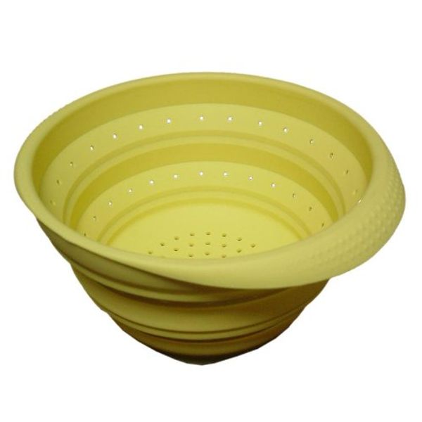 Silicone Drainer Bowl Yellow